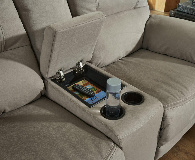 Next-Gen Gaucho Reclining Loveseat with Console - Furniture Home Store (Hanford, CA)