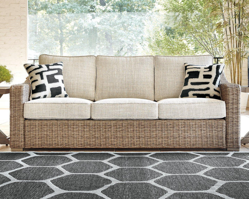 Beachcroft Beachcroft Nuvella Sofa with Coffee and End Table - Furniture Home Store (Hanford, CA)