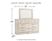 Bellaby Dresser and Mirror - Furniture Home Store (Hanford, CA)