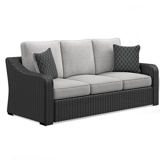 Beachcroft Outdoor Sofa with Cushion - Furniture Home Store (Hanford, CA)