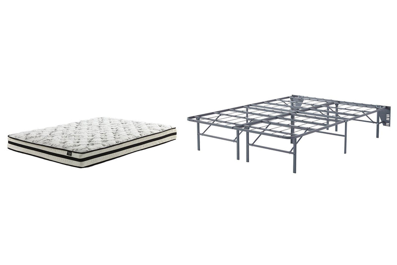 8 Inch Chime Innerspring Mattress Set - Furniture Home Store (Hanford, CA)