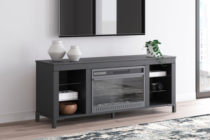 Cayberry Entertainment Center with Electric Fireplace - Furniture Home Store (Hanford, CA)