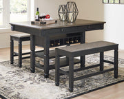 Tyler Creek Counter Height Dining Set - Furniture Home Store (Hanford, CA)