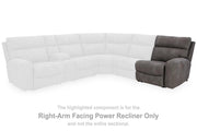 Next-Gen DuraPella Power Reclining Sectional Loveseat with Console - Furniture Home Store (Hanford, CA)