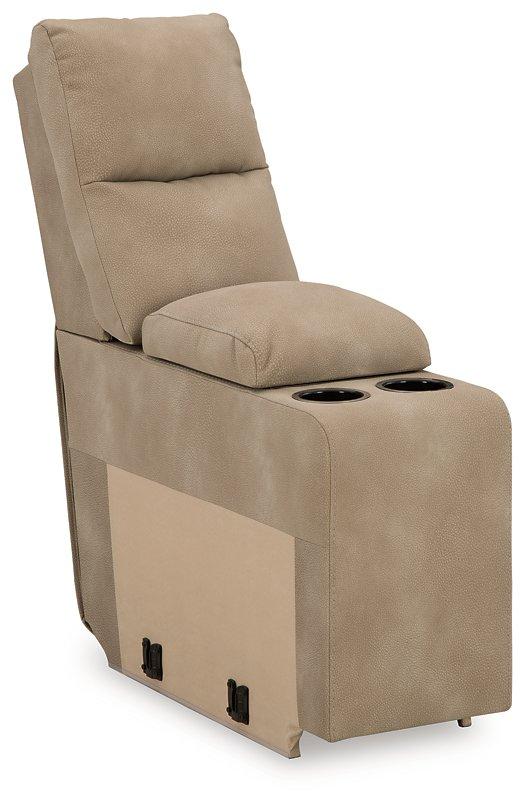 Next-Gen DuraPella Power Reclining Sectional Loveseat with Console - Furniture Home Store (Hanford, CA)