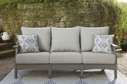 Visola Outdoor Sofa and Loveseat Set - Furniture Home Store (Hanford, CA)