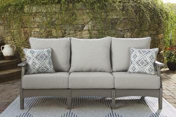 Visola Outdoor Sofa and Loveseat Set - Furniture Home Store (Hanford, CA)