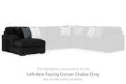 Midnight-Madness Sectional with Chaise - Furniture Home Store (Hanford, CA)