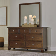 Danabrin Dresser and Mirror - Furniture Home Store (Hanford, CA)