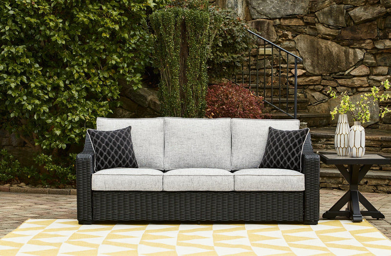 Beachcroft Outdoor Sofa with Cushion - Furniture Home Store (Hanford, CA)