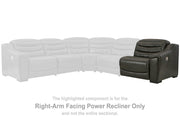 Center Line Power Reclining Sectional Loveseat - Furniture Home Store (Hanford, CA)