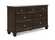 Danabrin Dresser and Mirror - Furniture Home Store (Hanford, CA)