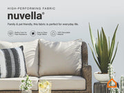 Visola Outdoor Sofa and Loveseat Set - Furniture Home Store (Hanford, CA)