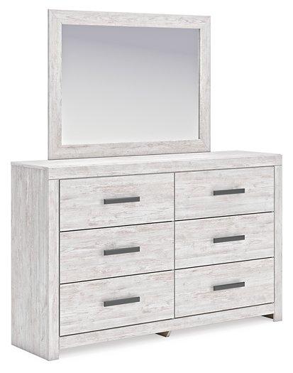 Cayboni Dresser and Mirror - Furniture Home Store (Hanford, CA)