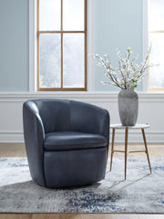 Kierreys Swivel Accent Chair - Furniture Home Store (Hanford, CA)