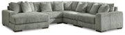 Lindyn Sectional with Chaise - Furniture Home Store (Hanford, CA)