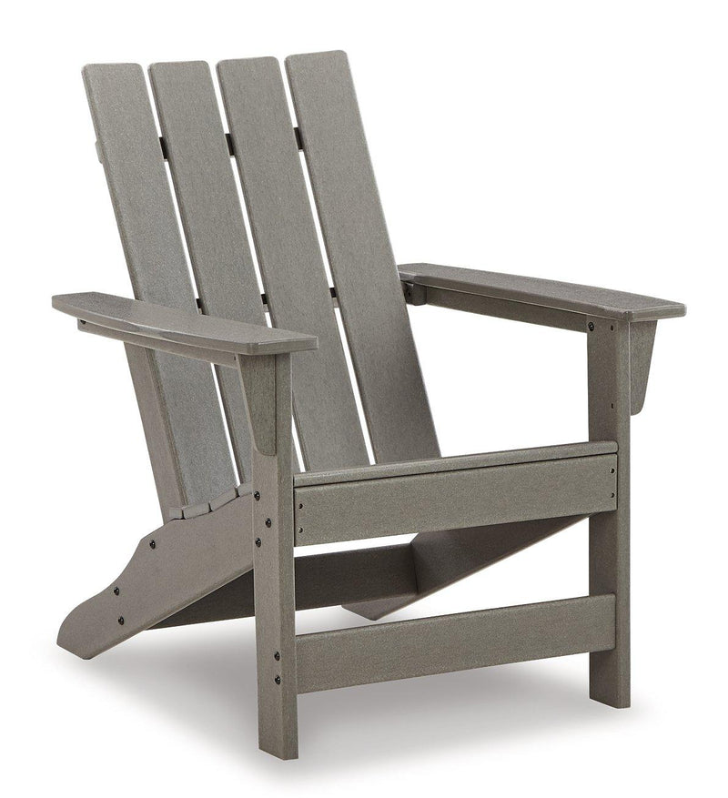 Visola Outdoor Adirondack Chair Set with End Table - Furniture Home Store (Hanford, CA)