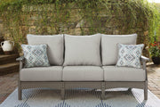 Visola Outdoor Sofa and Loveseat Set - Furniture Home Store (Hanford, CA)