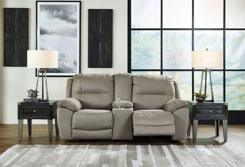 Next-Gen Gaucho Reclining Loveseat with Console - Furniture Home Store (Hanford, CA)