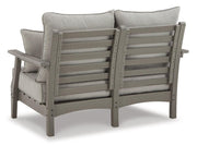 Visola Outdoor Sofa and Loveseat Set - Furniture Home Store (Hanford, CA)