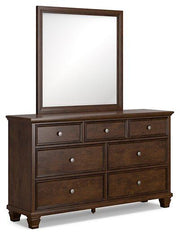Danabrin Dresser and Mirror - Furniture Home Store (Hanford, CA)