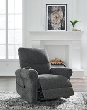 Aureta Power Lift Recliner - Furniture Home Store (Hanford, CA)