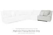 Top Tier Reclining Sectional with Chaise - Furniture Home Store (Hanford, CA)