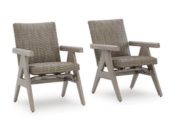 Cliff Trails Outdoor Rocking Arm Chair (Set of 2) - Furniture Home Store (Hanford, CA)