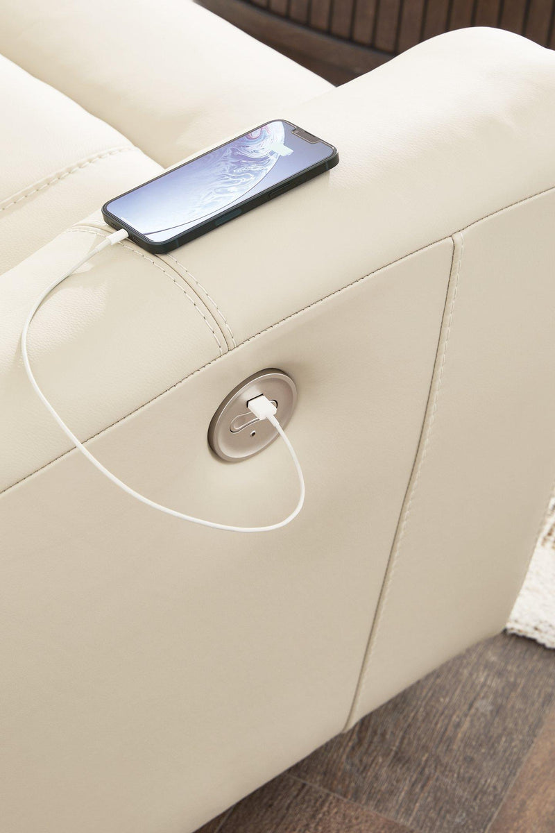 Dahlmoore Power Reclining Loveseat with Console - Furniture Home Store (Hanford, CA)