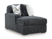 Midnight-Madness Sectional Sofa with Chaise - Furniture Home Store (Hanford, CA)