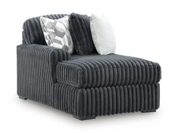 Midnight-Madness Sectional Sofa with Chaise - Furniture Home Store (Hanford, CA)
