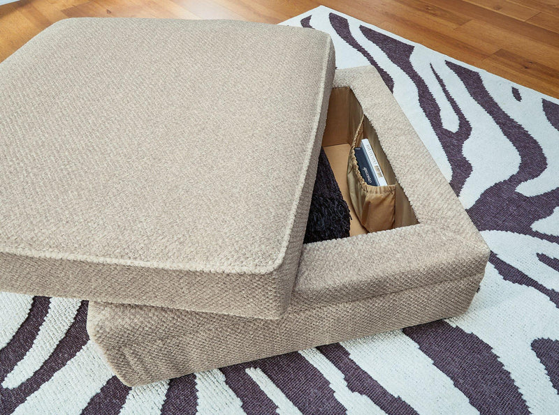 Calnita Ottoman With Storage - Furniture Home Store (Hanford, CA)