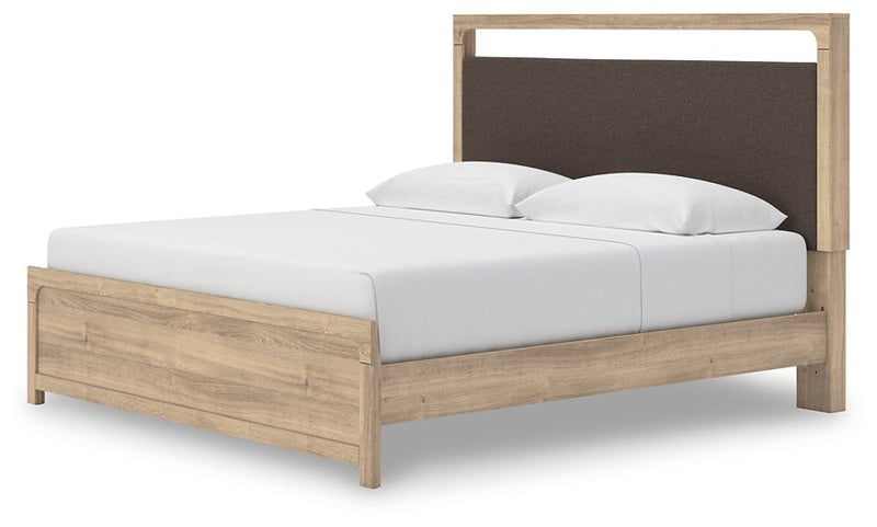 Kinlanni Upholstered Bed - Furniture Home Store (Hanford, CA)
