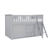 Orion-(5) Low Loft Bunk with Bookcase and Dresser image