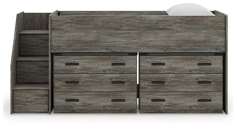 Frandern Loft Bed with Drawer Storage - Furniture Home Store (Hanford, CA)