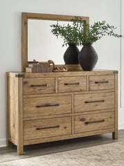 Ridgester Dresser and Mirror - Furniture Home Store (Hanford, CA)