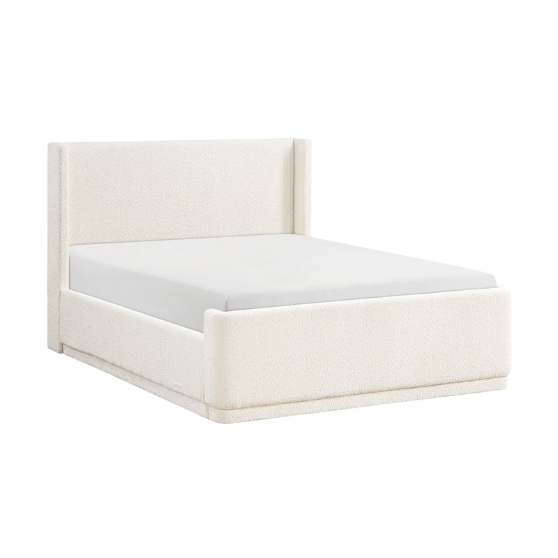 Carmel Queen Platform Bed Beige