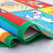 ABBEY Red & Multi 5' X 8' Area Rug - Furniture Home Store (Hanford, CA)