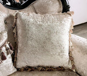 Acapulco White & Espresso Loveseat - Furniture Home Store (Hanford, CA)