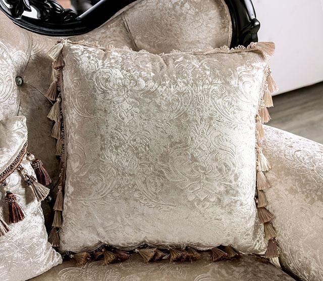 Acapulco White & Espresso Loveseat - Furniture Home Store (Hanford, CA)