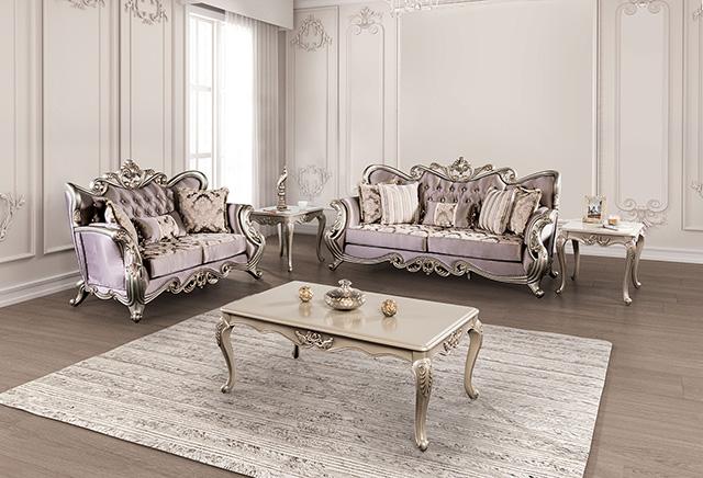 Albacete Sofa Campage & Walnut - Furniture Home Store (Hanford, CA)