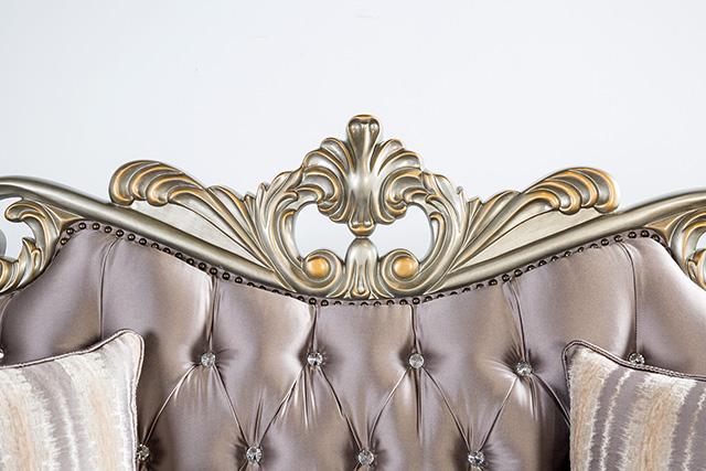 Albacete Sofa Campage & Walnut - Furniture Home Store (Hanford, CA)