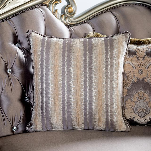 Albacete Sofa Campage & Walnut - Furniture Home Store (Hanford, CA)