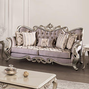 Albacete Sofa Campage & Walnut - Furniture Home Store (Hanford, CA)