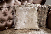 Albacete Sofa Campage & Walnut - Furniture Home Store (Hanford, CA)