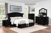 ZOHAR E.King Bed, Black - Furniture Home Store (Hanford, CA)
