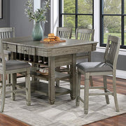 ANAYA Counter Ht. Table, Gray - Furniture Home Store (Hanford, CA)