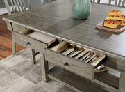 ANAYA Counter Ht. Table, Gray - Furniture Home Store (Hanford, CA)