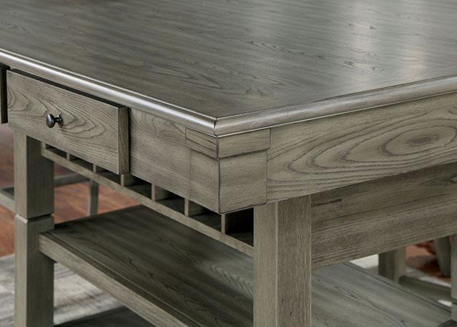 ANAYA Counter Ht. Table, Gray - Furniture Home Store (Hanford, CA)