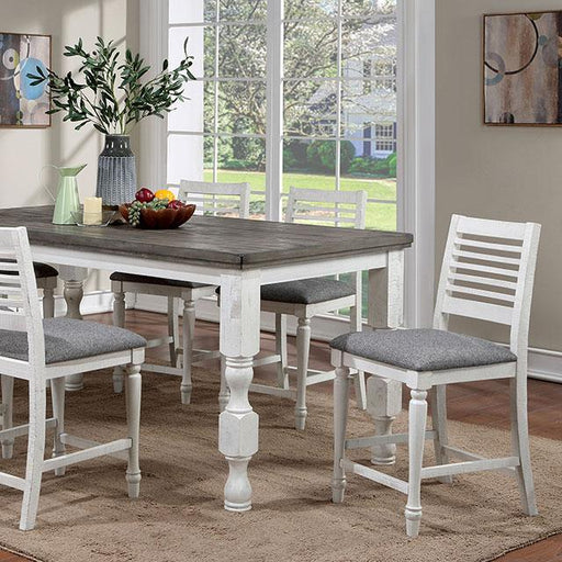 Calabria 7 Pc Counter Ht Table Set - Furniture Home Store (Hanford, CA)